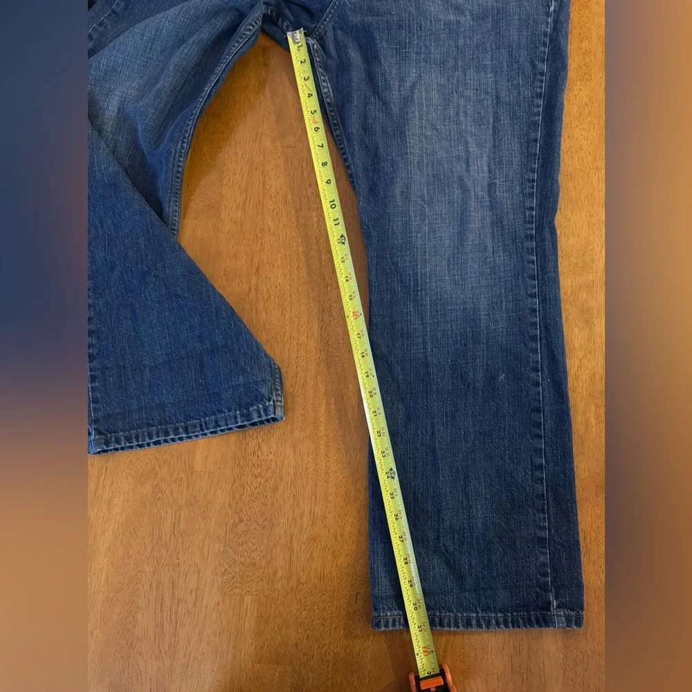 Dockers Men's 100% Cotton Relaxed Fit Straight Leg Blue Jeans Size W42 L32